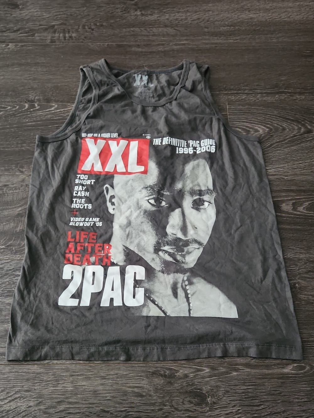 Mens NEW Tupac 2pac XXL Life After Death 1996 - 2006 T-Shirt Tank Size M